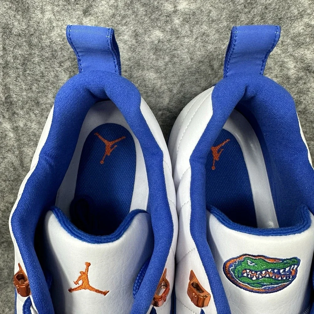Florida Gators Football Cleats Mens Sz 18 Jordan 12 Alpha 3 PE Low FJ6218-147